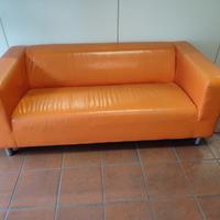 Divano usato Ikea style arancione 701.198.16