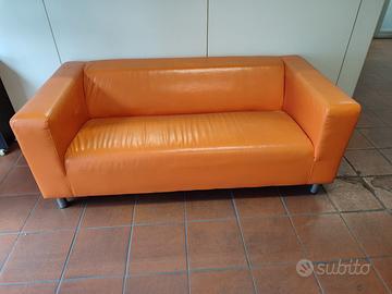 Divano usato Ikea style arancione 701.198.16