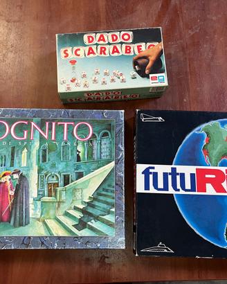 gioco società futu risiko inkognito dado scarabeo