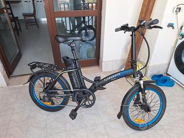 Bicicletta elettrica Argento Piuma