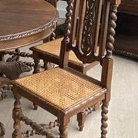 6 pz. Sedia Rinascimentale Francia 