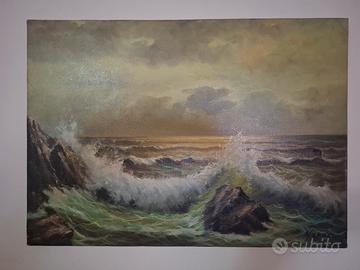 quadro senza cornice.