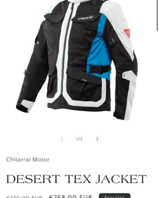 Giacca moto Dainese tg48