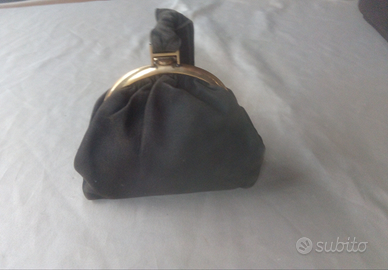 Borsettina in camoscio testa di moro anni '30