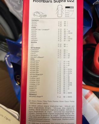 Portapacchi per opel Astra 2002