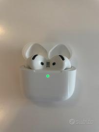AirPods 4 + custodia blu