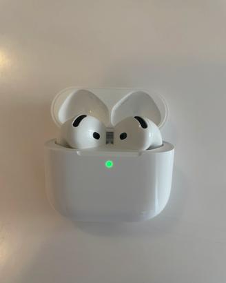 AirPods 4 + custodia blu