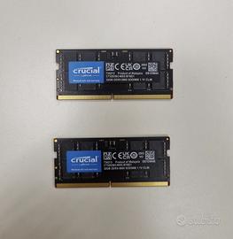 ram 64GB DDR5 Crucial 5600MHz SODIMM 64 gb 2x32 gb