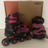 Pattinini di Roces + set di protezione, inline