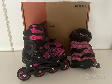 Pattinini di Roces + set di protezione, inline