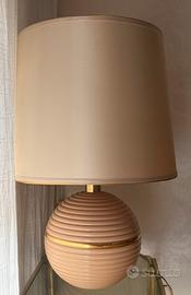Lampada con base in ceramica