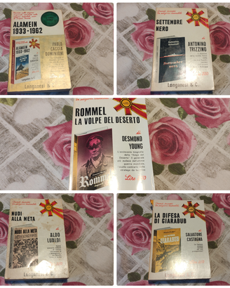Libri 5 pocket longanesi anni '70  storia militare
