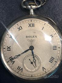 Rolex da tasca argento 925 - militare periziato