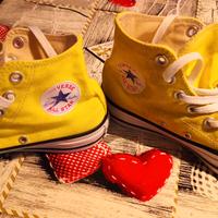 All Star Converse n. 36 giallo