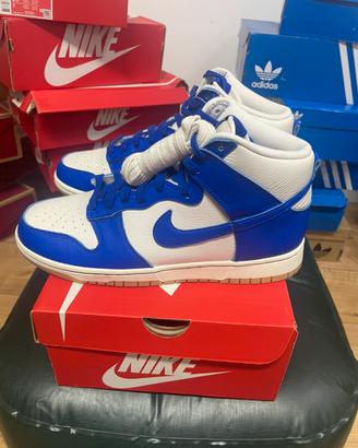 Sneakers uomo Nike Dunk High Racer Blue numero 43