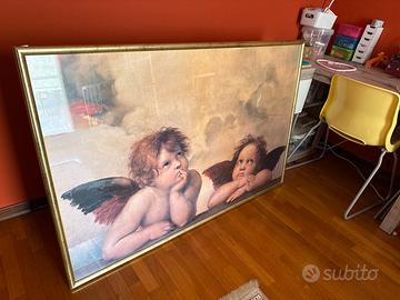 Quadro stampa con angeli Raffaello