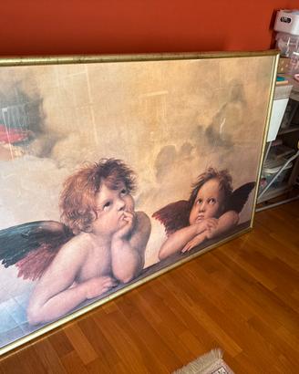 Quadro stampa con angeli Raffaello