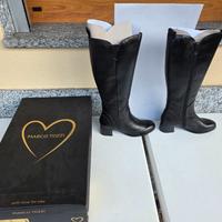 NUOVI Stivali Marco Tozzi Pelle Neri Donna 37