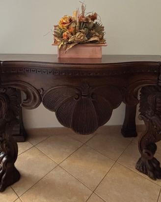 Consolle in rovere