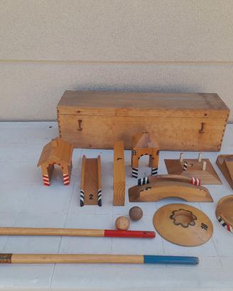 Minigolf di legno