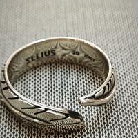 Anello piuma argento 925 