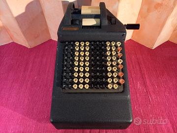 Calcolatrice meccanica scrivente anni 30 Aldo Bona