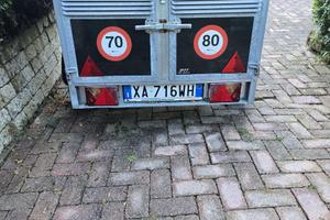 Carrello appendice per trasporto cani