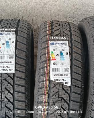 pneumatici invernali Fulda Kristal control hp
