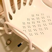 Sedia per Vasca con Braccioli e Seduta Girevole