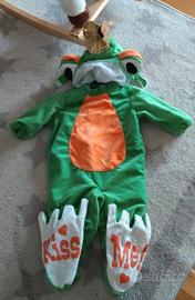 costume carnevale principe ranocchio bambino 6/12 