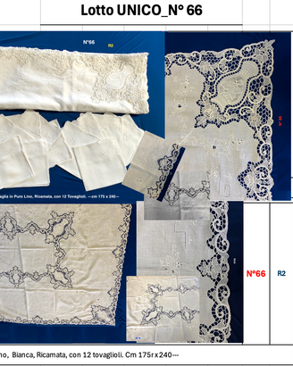 Splendida collezione di biancheria da tavola