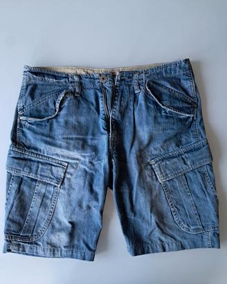 Bermuda Jeans corti Uomo Taglia 50 stile Vintage