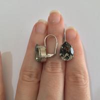 Orecchini goccia di luce con pietra Swarovski