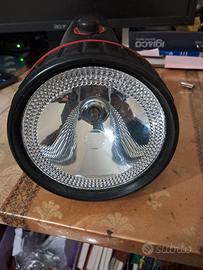 Torcia a led e alogena nuova