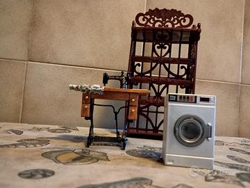 tre mobiletti per bambole/miniature