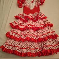 costume di Carnevale ballerina di flamenco 