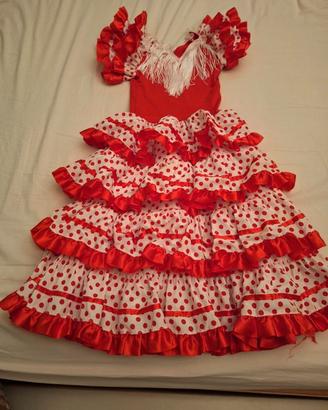 costume di Carnevale ballerina di flamenco 