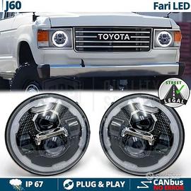FARI LED Per LAND CRUISER J60 Angel Eyes OMOLOGATI