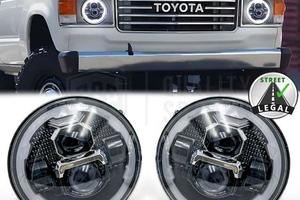 FARI LED Per LAND CRUISER J60 Angel Eyes OMOLOGATI