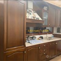 cucina in legno noce 