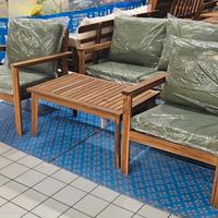 Set Relax Acacia Massello CUSCINONI COMPRESI Verde