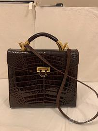 Borsa vero coccodrillo