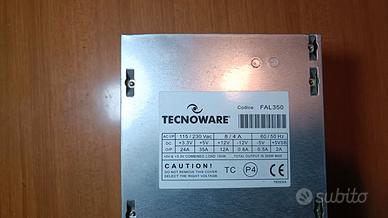 Alimentatore ATX Tecnoware per pc desktop 350 watt