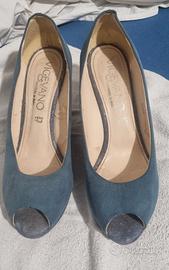 Vigevano scarpe donna vera pelle con zeppa  41