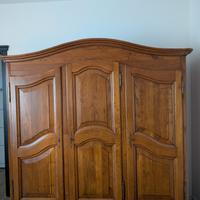 armadio guardaroba in legno massiccio 