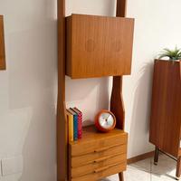 Libreria in stile scandinavo in teak