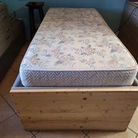 Letto singolo con letto estraibile