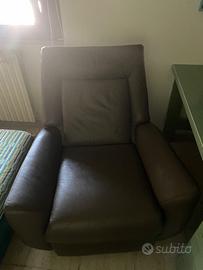 Poltrona in pelle Divani&Divani