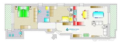 Rif.2460RA65921| appartamento trilocale