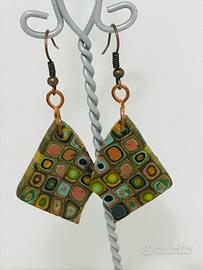 Orecchini Artigianali Handmade in pasta polimerica